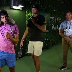 Una abeja pica a Alcaraz