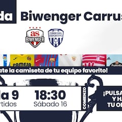 ¡Vuelve LaLiga, vuelve la Jornada Biwenger Carrusel con camiseta de tu equipo para el campeón!