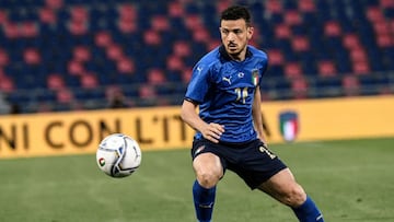 Alessandro Florenzi durante el partido de la selecci&oacute;n italiana ante la Rep&uacute;blica Checa.