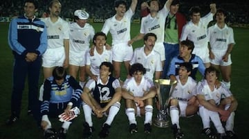 Real Madrid win the Uefa Cup 1985