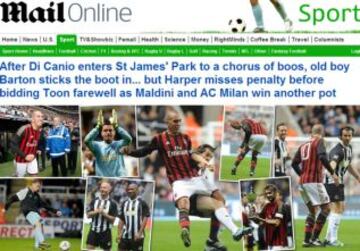 Portadas de la prensa extranjera