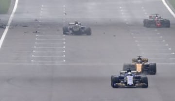 El accidente de Antonio Giovinazzi en imágenes