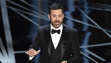 Host Jimmy Kimmel speaks at the Oscars on Sunday, Feb. 26, 2017, at the Dolby Theatre in Los Angeles. (Photo by Chris Pizzello/Invision/AP)