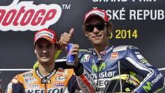 Rossi quiere arrebatarle la segunda posici&oacute;n a Dani Pedrosa.