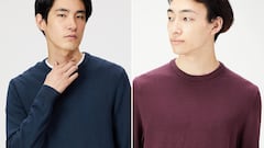 Este jersey de cuello redondo para hombre “no engaña”: abriga y es ligero y cómodo