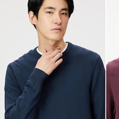 Este jersey de cuello redondo para hombre “no engaña”: abriga y es ligero y cómodo