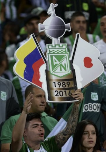 Estadio lleno y verde para acompañar a Nacional.