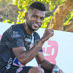 Miguel Ángel Borja entrena por primera vez con Junior