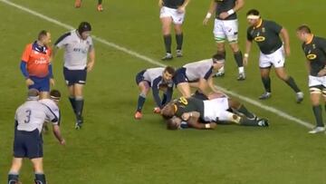 El rugby protesta contra esta acción antideportiva