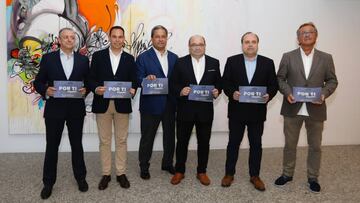 Tino Fernández presentó su candidatura y su equipo para las elecciones del Deportivo