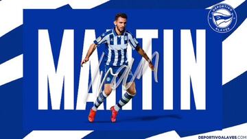 Iván Martín, cedido al Alavés