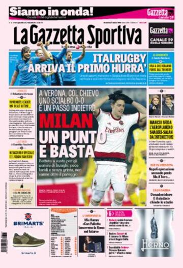 Portadas de la prensa deportiva