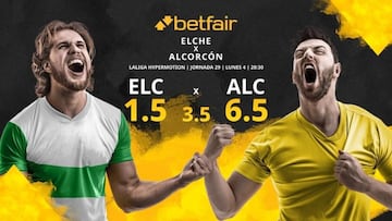 Elche CF vs. AD Alcorcón: horario, TV, estadísticas, clasificación y pronósticos