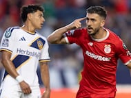 Paulinho anotó dos goles al LA Galaxy en cuartos de final de la Concachampions.