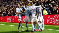 El Celta celebra el gol de Pione Sisto.