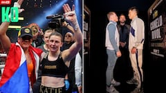 Amanda Serrano, Katie Taylor, Canelo &Aacute;lvarez y Dmitry Bivol.