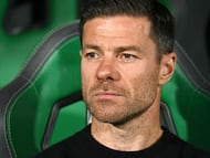 (FILES) Real Madrid's Spanish coach Xabi Alonso looks on before the Spanish league football match between Elche CF and Real Madrid CF at Martinez Valero Stadium in Elche on November 23, 2025. Real Madrid appointed Alvaro Arbeloa as new coach on January 12, 2026 after coach Xabi Alonso has left the club by mutual consent, a day after the team lost the Spanish Super Cup final against rivals Barcelona, AFP reports. (Photo by JOSE JORDAN / AFP)