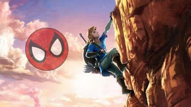 Link pudo haber sido como Spider-Man en Breath of the Wild
