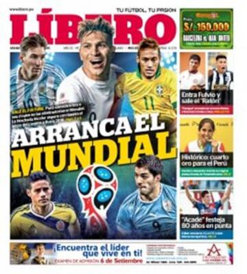 Portadas de la prensa deportiva