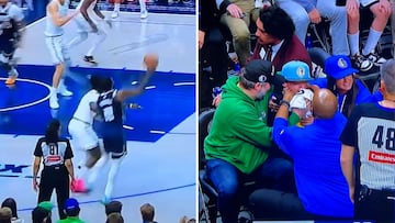 Kyrie Irving’s errant pass injures young fan during game