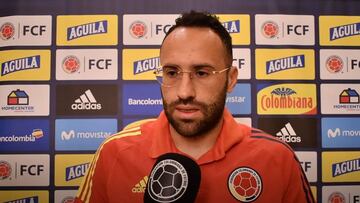 David Ospina habl&oacute; antes del partido de Colombia ante Ecuador en Quito.