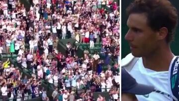 Pelos de punta: la atronadora ovación a Rafa Nadal y Muller