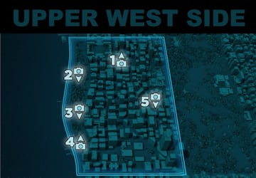 Mapa de las fotos secretas del Upper West Side