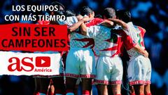 Clubes con la racha más larga sin ser campeón de Liga MX