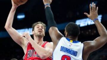 Pau Gasol se ha enfrentado hoy a un coloso: Andre Drummond.