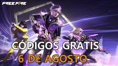 Free Fire | Códigos de hoy miércoles 6 de agosto de 2025: recompensas gratis