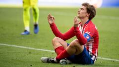 Griezmann, en un partido con el Atl&eacute;tico en su primera etapa. 