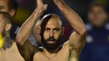 Mascherano tras la clasificaci&oacute;n de Argentina para el Mundial de Rusia. 