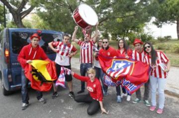Fan Zone del Atlético de Madrid en Lisboa para el partido de final de  Champions League que enfrenta al Real Madrid y Atlético.