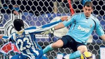 <b>DEBUT.</b> Imagen del Madrid-Depor de la temporada pasada. Con este choque se estrena C+ Liga el sábado.