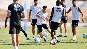 Entrenamiento del Castellón.