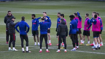 Problemas para Simeone: el Atlético, en cuadro para el derbi