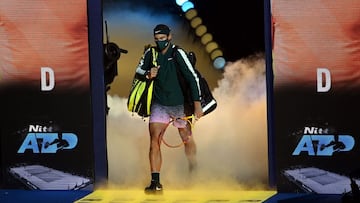 Nadal, en las ATP Finals de Londres.