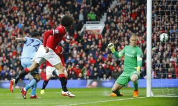 Las postales del clásico de Manchester