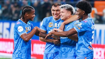 Wilmar Barrios y Mateo Cassierra en el Zenit de San Petersburgo