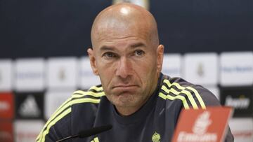 Zidane, en la conferencia de prensa.