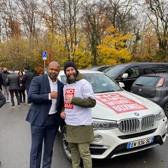 Manifestación frente al COI por el boxeo en los Juegos Olímpicos