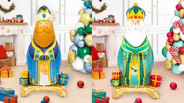 Sorprende el día de Reyes con este muñeco de globos hinchables