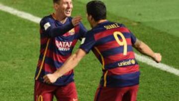 Messi y Suárez, máximos goleadores del Mundialito