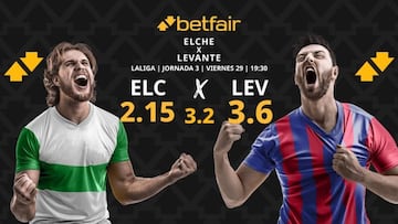 Elche CF vs. Levante UD: horario, dónde ver, pronósticos y clasificación
