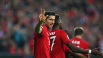 Lewandowski sigue en racha y le hizo tres al Dinamo