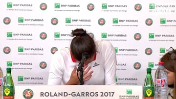 Muguruza, hundida: "El p¨²blico deber¨ªa haber sido un poco m¨¢s respetuoso conmigo..."