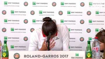 Muguruza, hundida: "El público debería haber sido un poco más respetuoso conmigo..."