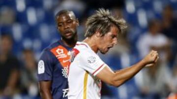 Coentrao celebra su gol.