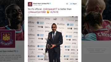 El West Ham trolea a Özil