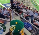 Las impactantes imágenes de una pelea en el Packers vs Cowboys